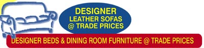 Designer Leather Sofas at Trade Prices