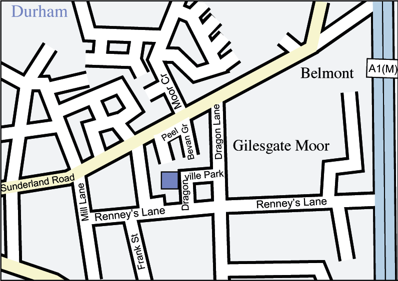 map of Durham store